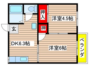 フォーブルマイの物件間取画像